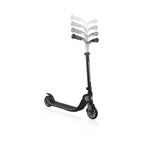 Globber Flow 125 Foldable Scooter Black Grey - Image 4