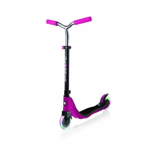 Globber Flow 125 Lights Scooter Ruby Grey