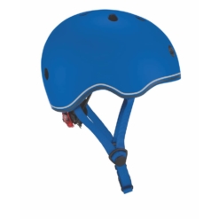 Globber Navy BlueToddler Helmet fits 45-51cm Head - Flashing Safety Light
