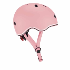 Globber Pastel Pink Toddler Helmet fits 45-51cm Head - Flashing Safety Light