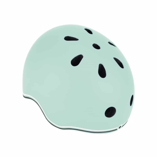 Globber Toddler Mint Helmet fits head 45-51cm - includes flashing safety light