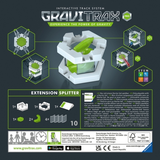 GraviTrax Pro Splitter Mable Run Extension Set by Ravensburger - Image 2