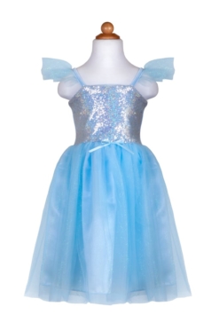 Great Pretenders Blue Sequins Princess Dress - Size 3-4