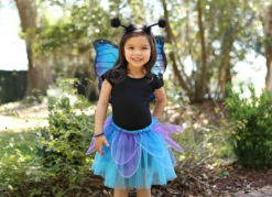 Great Pretenders Midnight Butterfly Tutu with Wings & Headband - Size 4-6