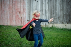 Great Pretenders Reversible Spider & Bat Cape with Mask - Size 4-6
