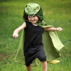 Great Pretenders T-Rex Hooded Cape - Size 4-5
