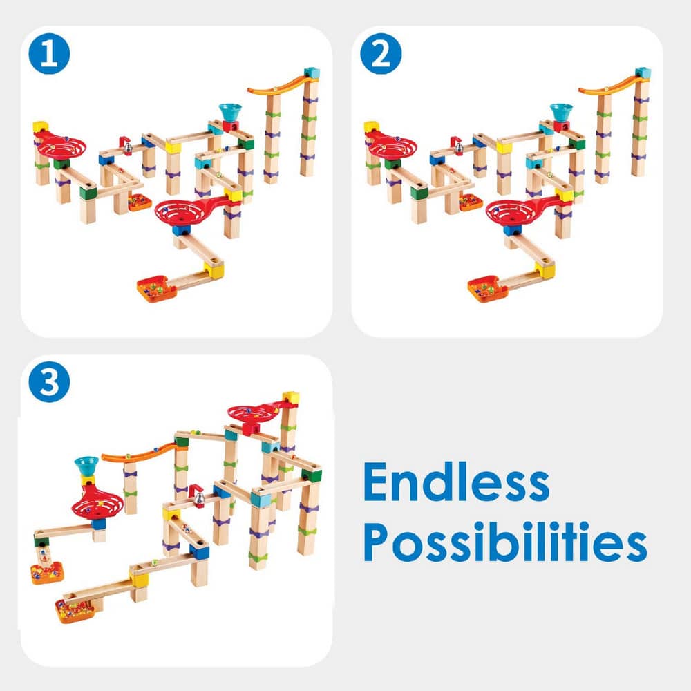 Hape Tricks and Twists Marble Track 129 Pieces - Image 5
