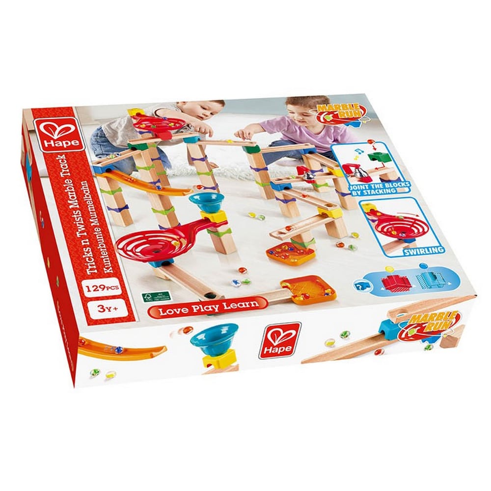 Hape Tricks and Twists Marble Track 129 Pieces - Image 6