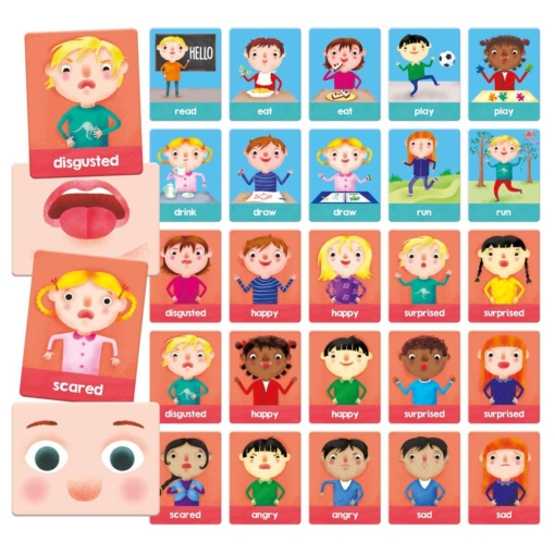 Headu Montessori Flashcards Emotions and Actions