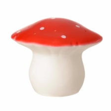 Heico Night Light Lamp Red Mushroom Toadstool