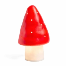 Heico Nightlight Lamp Small Mushroom Red