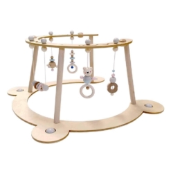 Hess-Spielzeug Baby Play Gym and Walker Natural