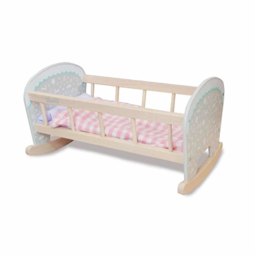 Indigo Jamm Petworth Dolls Cradle with Bedding