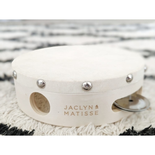 Jaclyn & Matisse Wooden Tambourine Drum - Image 2