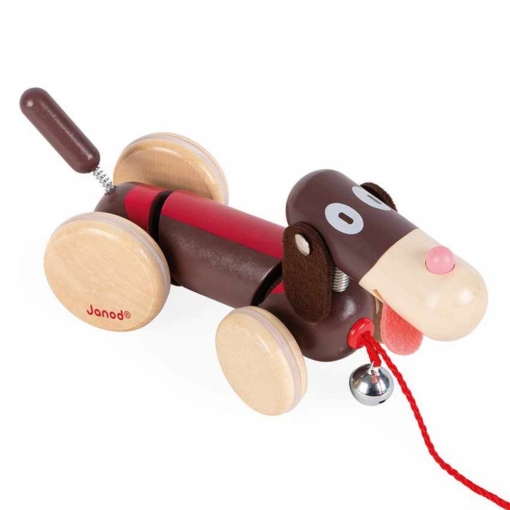 Janod Pull Along Sausage Dog