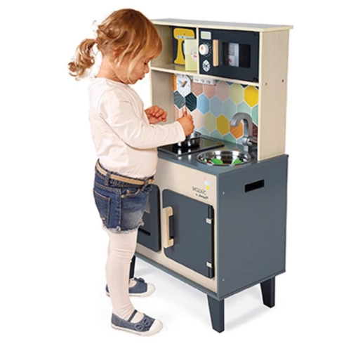 Janod® Retro Mosaic Wooden Kitchen - Image 2