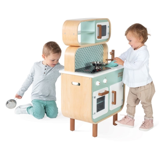 Janod Reversible Wooden Kitchen and Laundry - Image 2