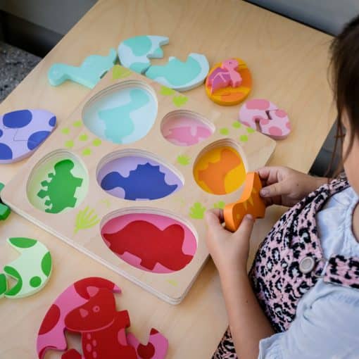 Kiddie Connect Egg and Dino Puzzle