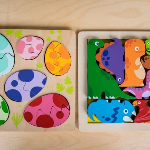 Kiddie Connect Egg and Dino Puzzle