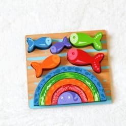Kiddie Connect Rainbow Fish Puzzle
