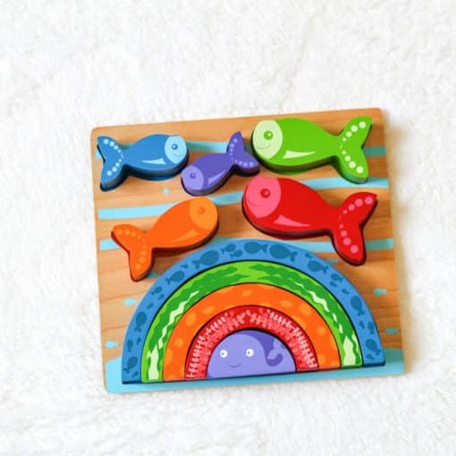 Kiddie Connect Rainbow Fish Puzzle