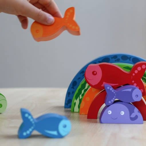 Kiddie Connect Rainbow Fish Puzzle