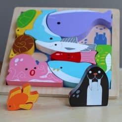 Kiddie Connect Sea Creatures Chunky Puzzle