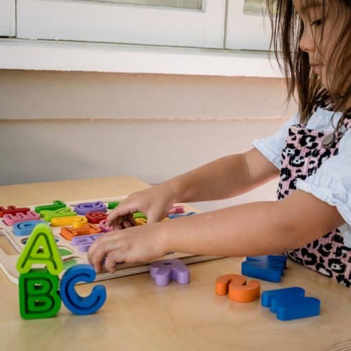 Kiddie Connect Uppercase ABC Trace Puzzle