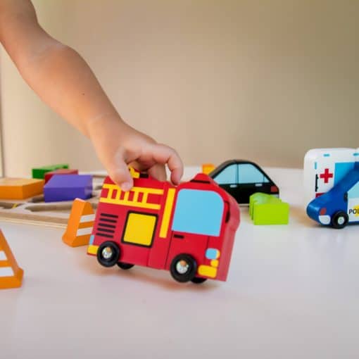 Kiddie Connect Vehicle Puzzle with Magnets