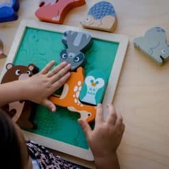 Kiddie Connect Woodland Animal Chunky Puzzle