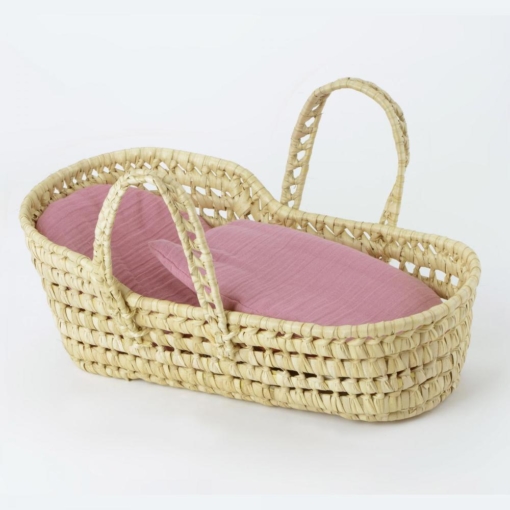 Kikadu Palm Leaves Doll Carry Basket