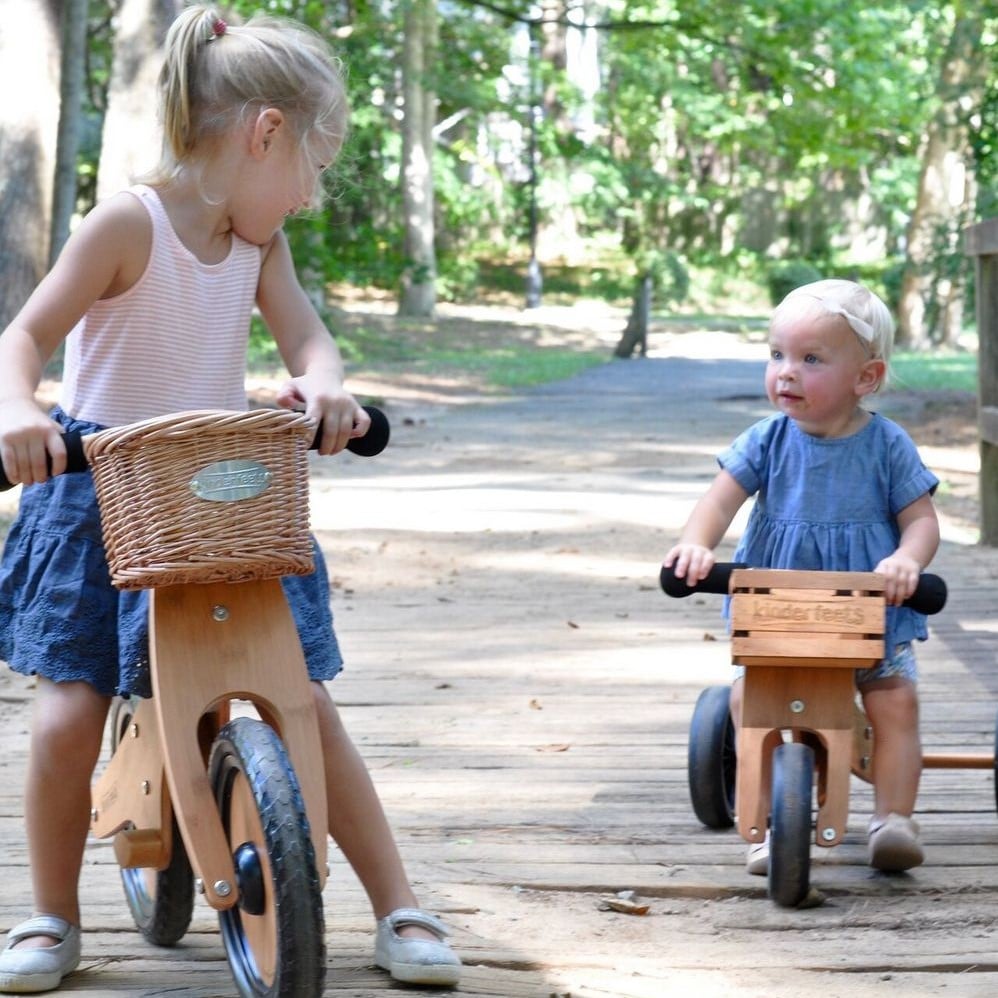 Kinderfeets Tiny Tot Trike 2 in 1 Balance Bike Coral