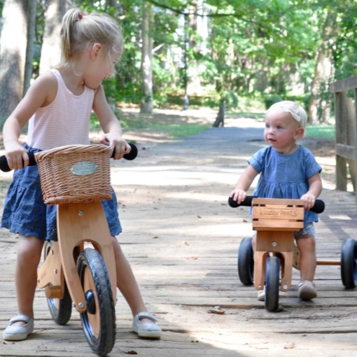 Kinderfeets® Tiny Tot Bamboo Trike 2 in 1 Balance Bike - Image 4