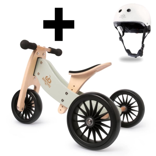 Kinderfeets Tiny Tot *PLUS* Trike with White Helmet