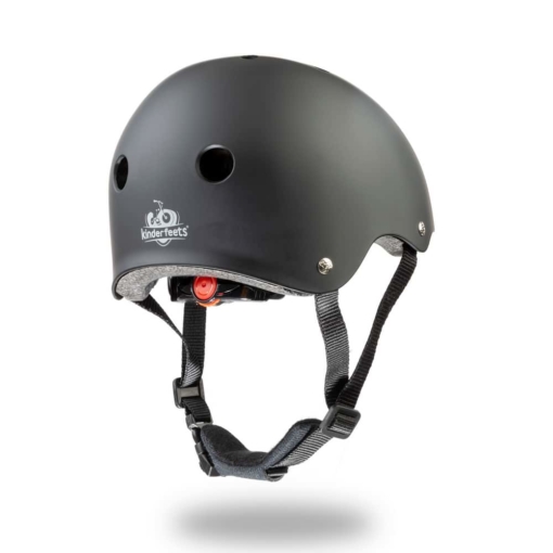 Kinderfeets® Toddler Bike Helmet Matte Black fits 46-52cm Head - Image 3