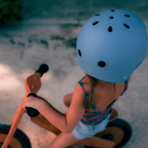 Kinderfeets® Toddler Bike Helmet Matte Slate Blue fits 46-52cm Head - Image 4