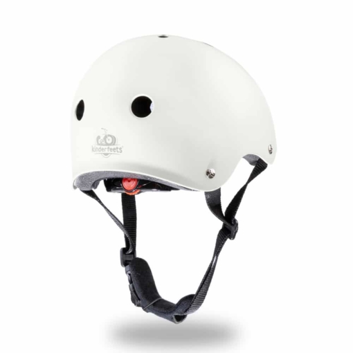Kinderfeets® Toddler Bike Helmet Matte White fits 46-52cm Head - Image 3