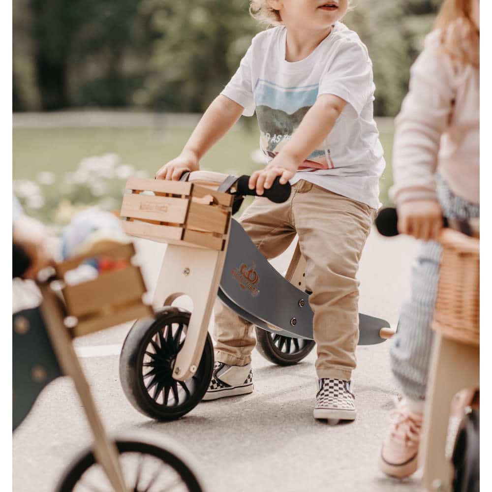 Kinderfeets wicker basket and crate