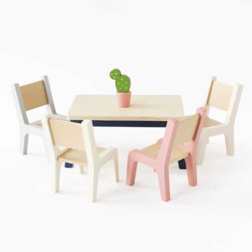 Le Toy Van Starter Furniture Set for Doll's House - Image 4