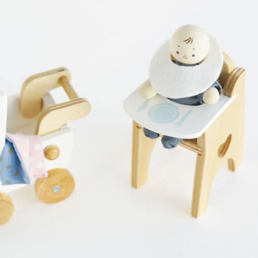 Furnished Le Toy Van Cherry Tree Dolls House Furniture + Nursery Bundle - Image 9