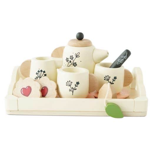 Le Toy Van Honeybake Tea Set: Delightful Wooden Tea Set for Kids