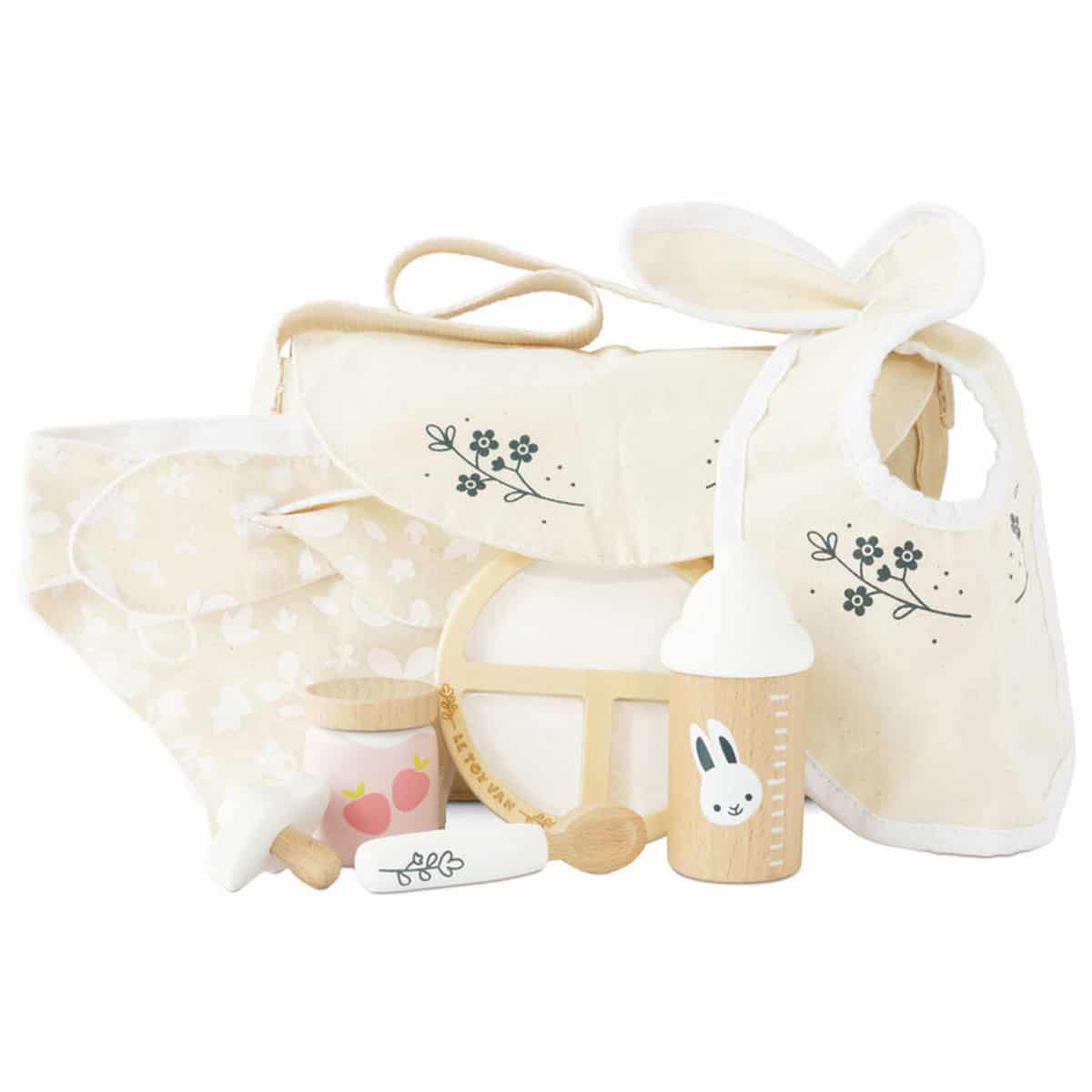 Le Toy Van Wooden Doll Nursing Set