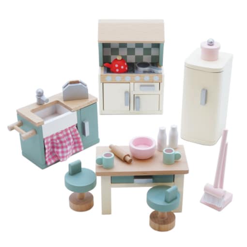 Le Toy Van Cherry Tree Hall Dolls House + Furniture Bundle - Image 2
