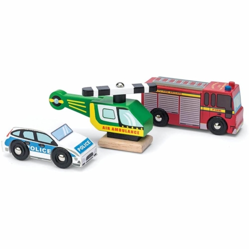 Le Toy Van Emergency Vehicles Set