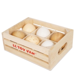 Le Toy Van Farm Eggs Half Dozen in Crate
