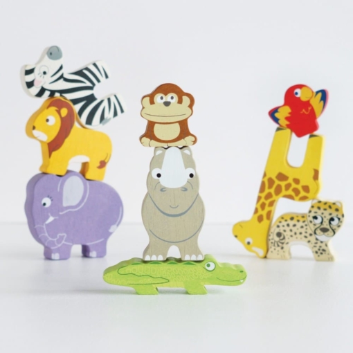 Le Toy Van Petilou Africa Stacking Tower and Bag - Image 4