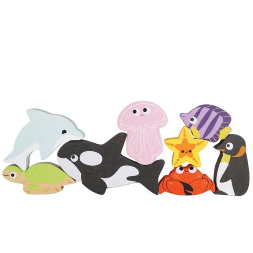 Le Toy Van® Petilou Ocean Stacking Animals - Image 4
