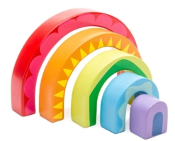 Le Toy Van Petilou Rainbow Tunnel Toy