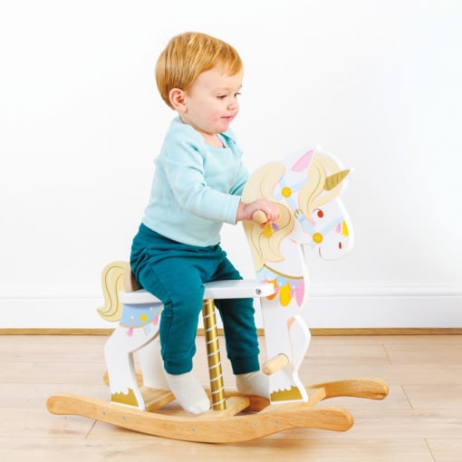 Le Toy Van Petilou Rocking Unicorn Carousel