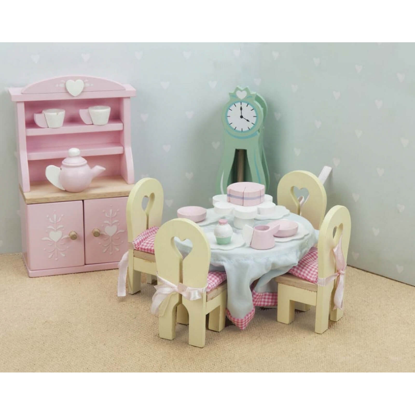wooden dolls house furniture pack